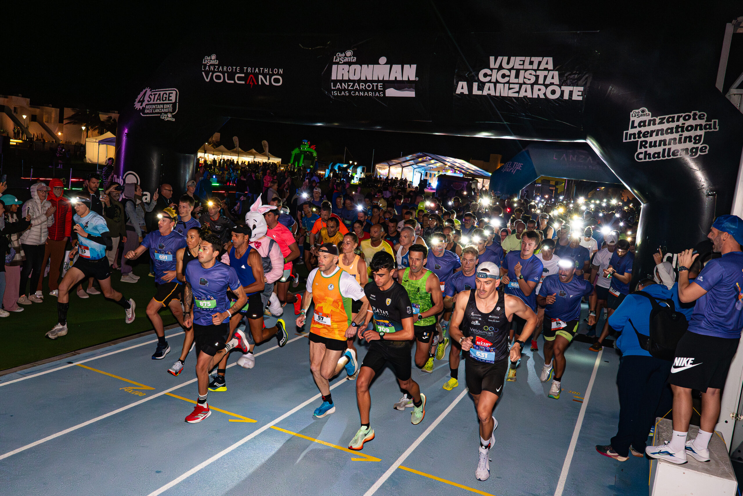 The Club La Santa Night Run Start Line