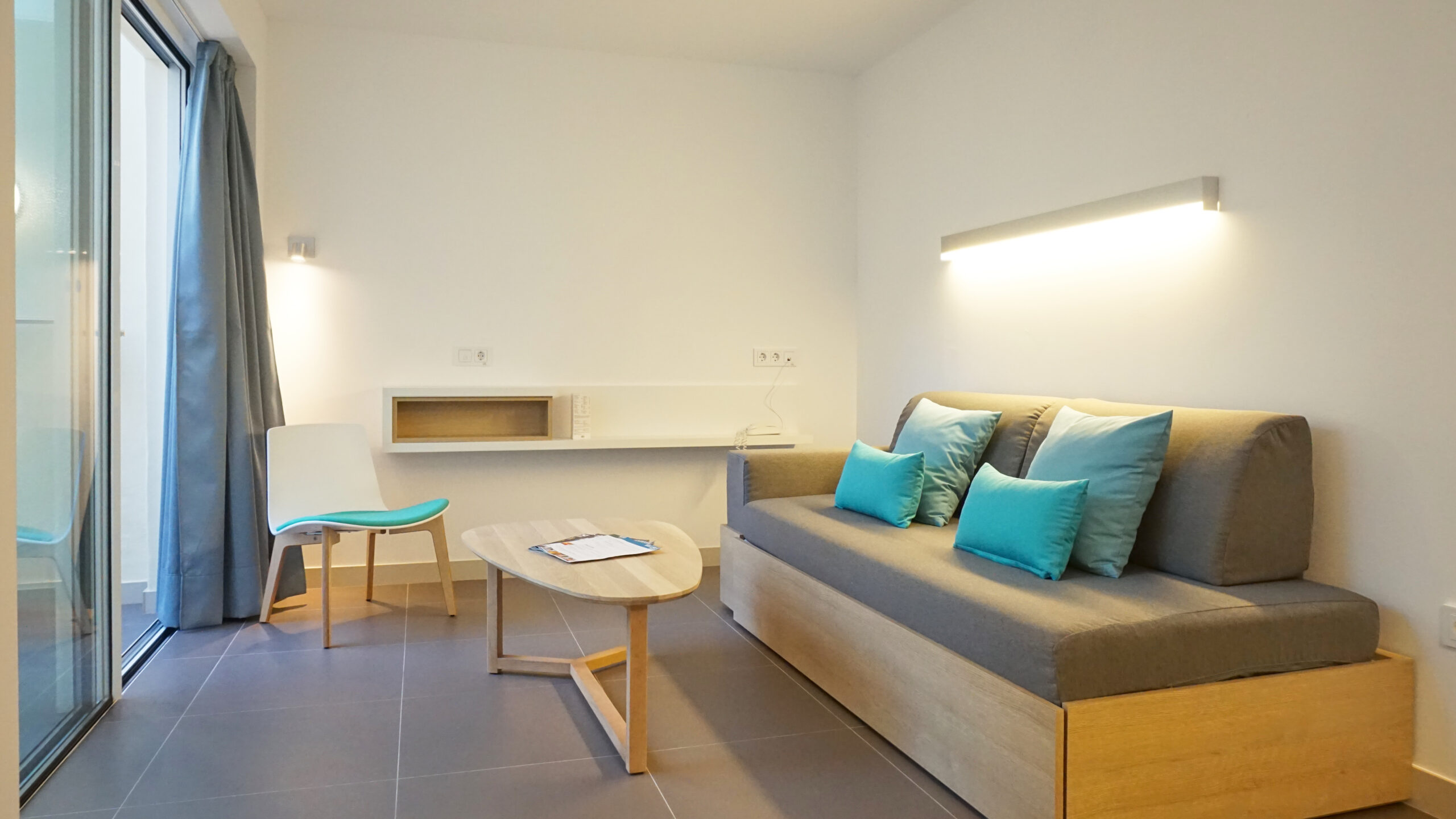 Image of Comfort 1 Bedroom 1 Bathroom apartment, showing the living room.